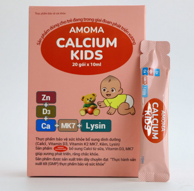 amoma calcium kids bo sung canxi cho be