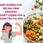 Ăn Uống Cho Mẹ Sau Sinh Và Thực Đơn Mẫu Để Giúp Sữa Đủ Chất, Giảm Nguy Cơ Tắc Tia Sữa