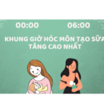 Khung Giờ Tạo Sữa Tốt Nhất Cho Mẹ Sau Sinh